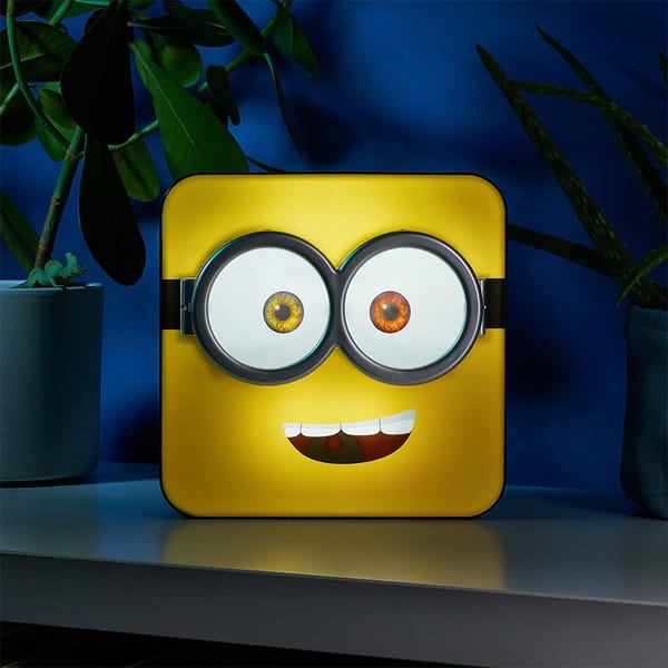 Numskull - Minions - Lampe de bureau / Applique murale 3D Visage de Bob