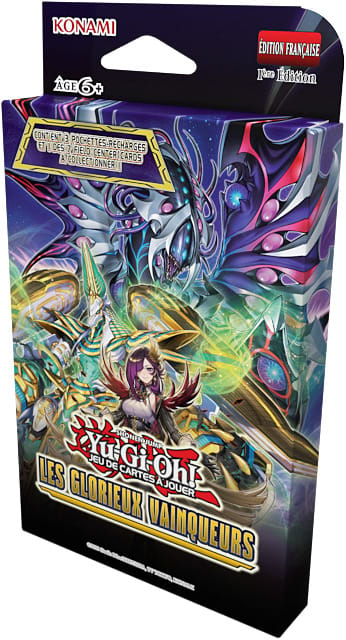 Yu-Gi-Oh! JCC - Pack de 3 Boosters Glorious Victors (Tuckbox cartonné) - Uniquement GSA et GSS - FR