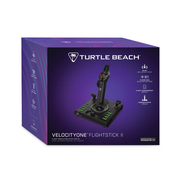 Turtle Beach – Velocityone Flightstick II Flugsimulations-Joystick für Windows 10/11