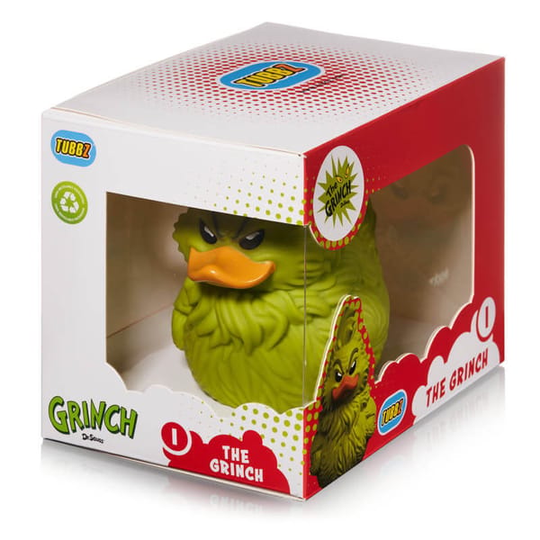 Numskull - TUBBZ Anatra da bagno - Dr. Seuss - The Grinch - 9cm