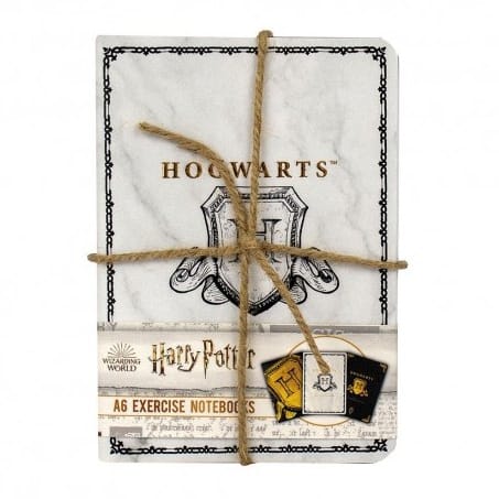 Harry Potter - Set of 3 A6 Hogwarts Crest Exercise Notebooks