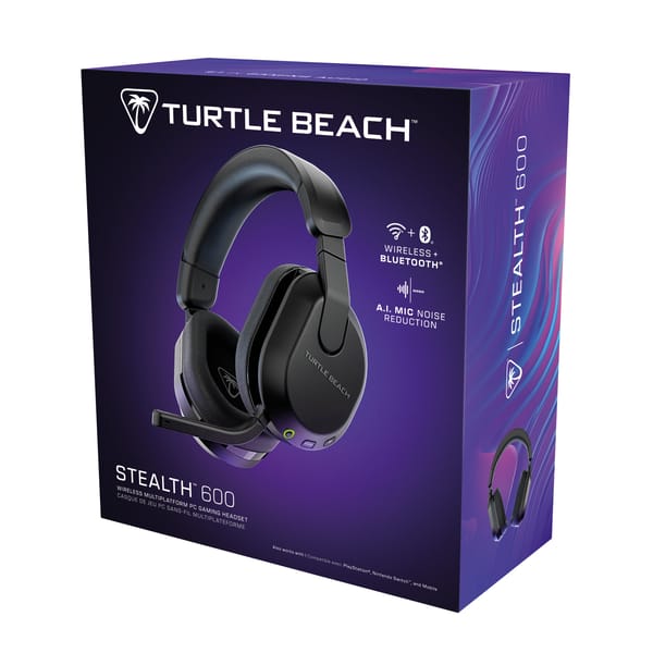 Turtle Beach - Stealth 600 Gen 3 Kabelloses Gaming-Headset Schwarz für Xbox Serie, Xbox One, PS5, PS4, Switch, PC & Handy