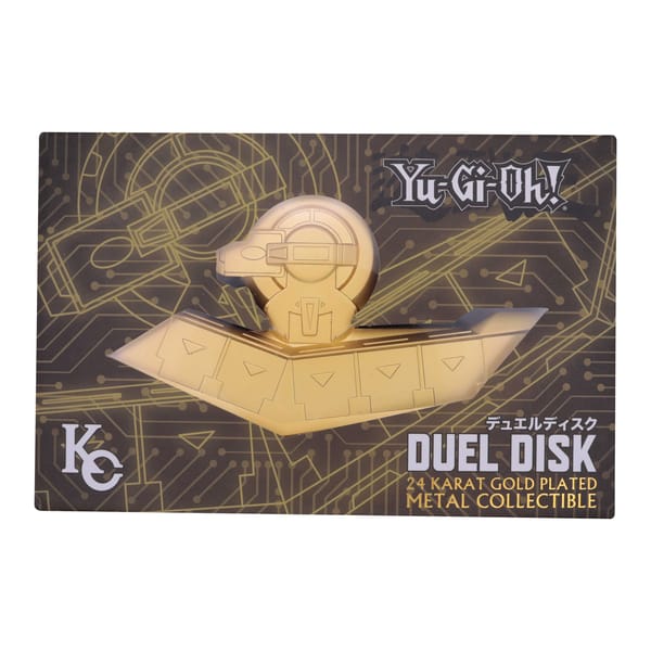 Yu-Gi-Oh! - "Duel Disk Mini" Replica 24K Gold Plated Limited Edition