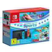 Nintendo Switch with Joy-Con Pair Neon Red & Blue + Nintendo Sports Set