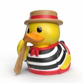 Numskull - Mini TUBBZ Badeend - Reizen - Italië (Badeen Editie) - 5cm