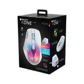 Roccat - Kone XP Air Draadloze optische RGB Gaming-muis met oplaadstation Wit
