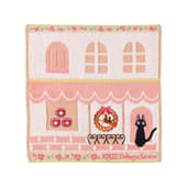 Ghibli - Kiki's Vliegende Koeriersdienst - Mini Handdoek Jiji Straat Hoek 25x25cm