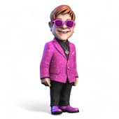 Minix - Music #115 - Elton John Statue 12cm