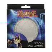 Yu-Gi-Oh! - Set van 4 metalen onderzetters met reliëf