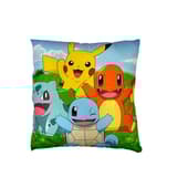 Pokémon - Pikachu en Starter 1G Dubbelgezicht Kussen (40x40cm)