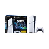 PlayStation 5 White Digital Edition (Slim Model) Fortnite Cobalt Star Bundle