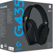 Logitech Casque de jeu sans fil Lightspeed G435 Noir et Jaune Fluo pour PS5, PS4, PC et Mac