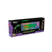 DragonShock - Clavier de jeu mécanique filaire RGB TMNT Cowabunga - Azerty FR