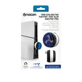 Nacon - Ventilateur avec éclairage RVB pour PS5, PS5 Slim et PS5 Pro