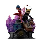 Iron Studios - Deluxe Art Scale 1/10 - Miraculous: Tales of Ladybug and Cat Noir 10th Anniversary - Ladybug en Cat Noir Statue 23cm