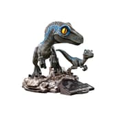 Iron Studios - MiniCo - Jurassic Wolrd: Dominion - Blue and Beta Statue 15cm