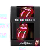 The Rolling Stones - "Lips" Gift Set met Mok 315ml en Paar Sokken EU 41-45