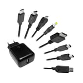 EgoGear - SCH7 - Câble de charge 7 en 1 avec chargeur rapide Euro USB pour consoles, manettes, mobile et tablettes