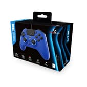 EgoGear - SC10 Bedrade Controller Blauw met audio hoofdtelefoonpoort voor PS4 en PC