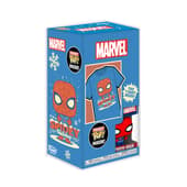Funko Pocket Pop! & Tee: Marvel - Holiday Spider-Man - S