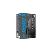 Logitech Souris de jeu filaire G502 X Noir pour PC (Windows/MacOS)