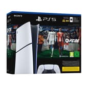PlayStation 5 Console White Digital Edition 825GB (Slim Model - Chassis E) + EA Sports FC26
