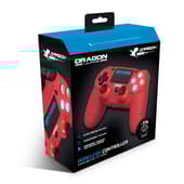 Dragonwar - Dragon Shock 4 Draadloze Controller Rood voor PS4, PC en Mobiel