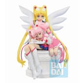 Sailor Moon Eternal Ichibansho - Eternal Sailor Guardians - Eternal Sailor Moon & Eternal Sailor Chibi Moon Figuur 14cm
