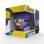 Numskull - Best of TUBBZ Boîte Canard de bain - Minions - Minion Mauve "Méchant" - 9cm