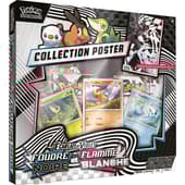 Pokémon JCC : Collection poster Unys Écarlate et Violet - EV 10.5 Foudre Noire et Flamme Blanche - FR