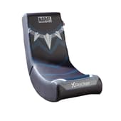 X-Rocker - Siège de jeu Video Rocker Marvel officiel Édition Black Panther Icon - pour enfants de 6 à 12 ans