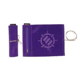 ENHANCE - Tapis pour jeu de dés "Roll on a Scroll" et ensemble de 7 dés en acrylique violet