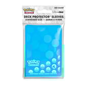 Ultra Pro - Pok&eacute;mon JCC - Pochettes de protection de deck &Eacute;nergie Eau 65 pcs (66 x 91 mm)