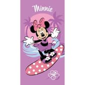 Disney - Serviette de plage en polyester "Minnie Mouse Surf" (140x70cm)