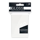 Ultra Pro - PRO-Gloss Sachet de 50 protèges cartes standard Blanc (66 x 91 mm)