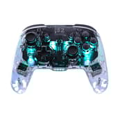 Turtle Beach - Manette sans fil audio Afterglow Deluxe transparente pour Nintendo Switch 2, Switch, Switch Lite et Switch modèle OLED