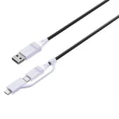 Raptor Gaming - Câble USB-C Play & Charge Blanc de 2.75m CC200 pour PS5, Xbox Series X|S, Nintendo Switch et Mobile