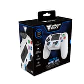 DragonShock - Manette sans fil Bluetooth MIZAR Blanche pour PS4, PC et Mobile
