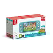 Nintendo Switch Lite Turquoise + Animal Crossing: New Horizons (Code-in-a-box)