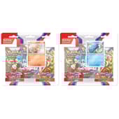 Pokémon JCC - Écarlate et Violet - Pack Blister de 3 Boosters Arcanin & Oyacata (1 Pack aléatoire)