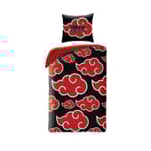 Naruto Shippuden - Akatsuki Microvezel Beddengoed Set (140x200cm + 63x63cm)