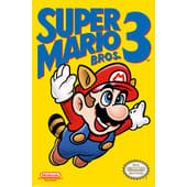 Super Mario Bros 3 - NES Cover Maxi Poster