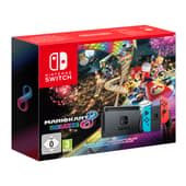 Console Nintendo Switch avec paire de Joy-Con Neon Rouge et Bleu + Mario Kart 8 Deluxe