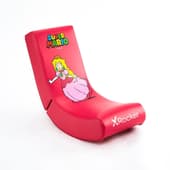 X-Rocker - Chaise de jeu officielle Super Mario Video Rocker Princesse Peach Joy Edition - pour enfants de 6 à 12 ans