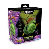 DragonShock - Casque de jeu filaire TMNT Cowabunga RGB pour PC
