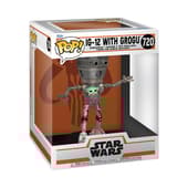 Funko Pop! Deluxe: Star Wars: The Mandalorian - Grogu with IG-12