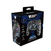 DragonShock - MIZAR BT - Manette sans fil Gris Camouflage pour PS4, PC et Mobile