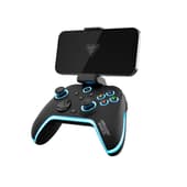 DragonShock - AURORA PLUS - Draadloze Controller Zwart met Telefoonhoudervoor PS3, PC, Android en IOS