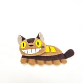Ghibli - Mon Voisin Totoro - Mini Magnet Peluche Chatbus