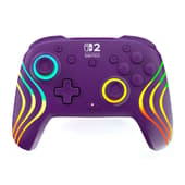 Turtle Beach - Manette sans fil audio Afterglow Wave Deluxe violet  pour Nintendo Switch 2, Switch, Switch Lite et Switch modèle OLED